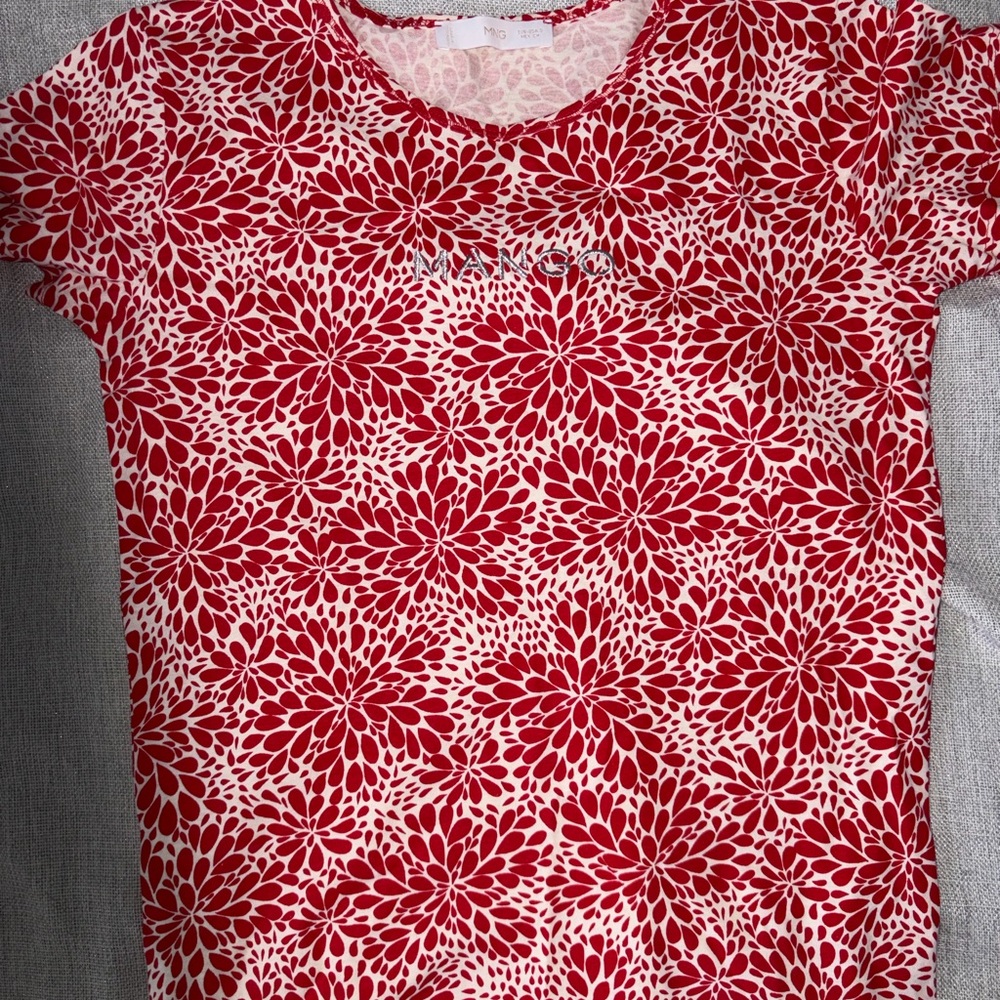 Mango Red Floral